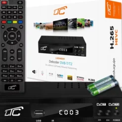 Tuner Tv Naziemna Hd Dekoder Dvbt2 Wifi H.265 Hevc