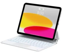 TYPECASE Etui Edge z klawiaturą do iPad 11" A16 2025 / iPad 10.9" KB206-100-D-WHT-WHT-B-US-V5B