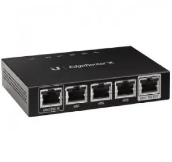 Ubiquiti EdgeRouter ER-X 5 Gigabit RJ45 ports, 1x24V Passive PoE Passthrough