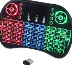 Verk Group KLAWIATURA BEZPRZEWODOWA MINI PODŚWIEWTLANA TV LED