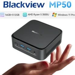 [Wysyłka z Polski] Mini komputer BLACKVIEW MP50, AMD Ryzen 5 3500U, Windows 11 Pro, 16 GB DDR4, 512 GB SSD, komputer mini, Wi-Fi 5.0