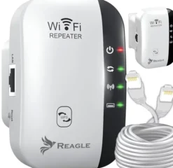 WZMACNIACZ SIECI SYGNAŁU WIFI 2.4 GHz 802.11n REAPETER 300MB/S EXTENDER 3w1