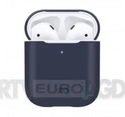 XQISIT Etui na słuchawki XQISIT Silicone Case for AirPods Niebieski 38499