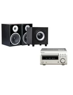 Zestaw stereo: RCD-M41 + RAPTOR 3 + SUB-9, Kolor: Biały